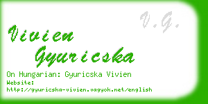 vivien gyuricska business card